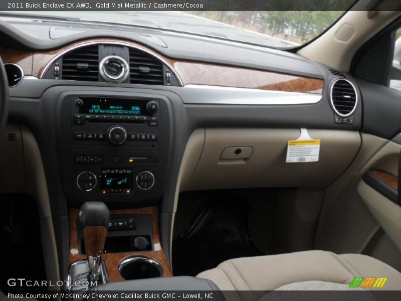 Gold Mist Metallic / Cashmere/Cocoa 2011 Buick Enclave CX AWD