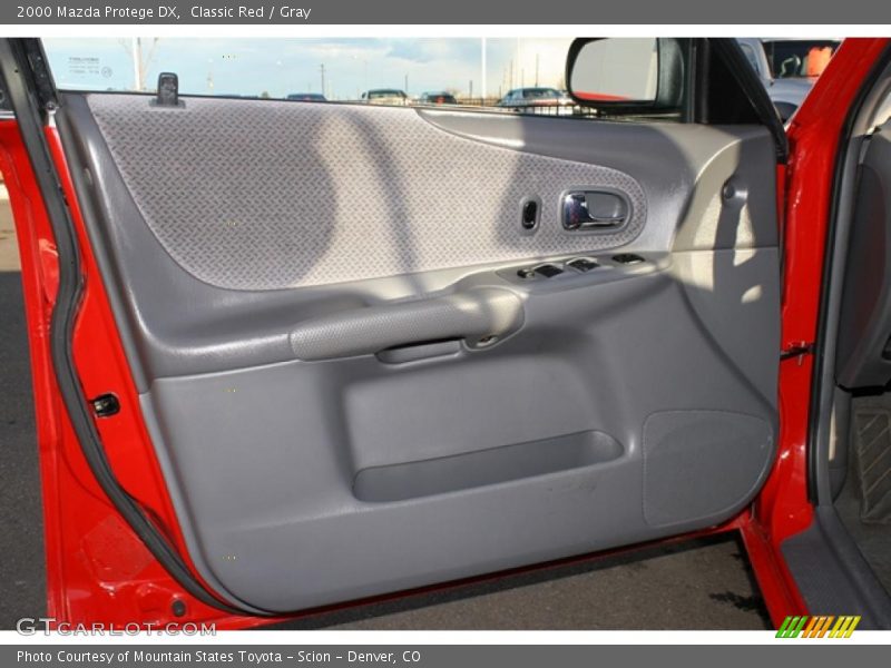 Classic Red / Gray 2000 Mazda Protege DX