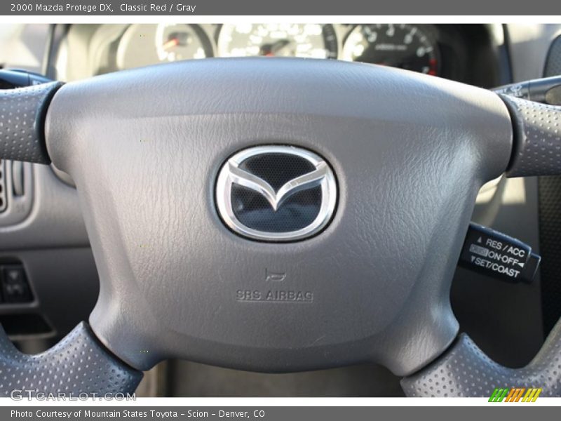 Classic Red / Gray 2000 Mazda Protege DX
