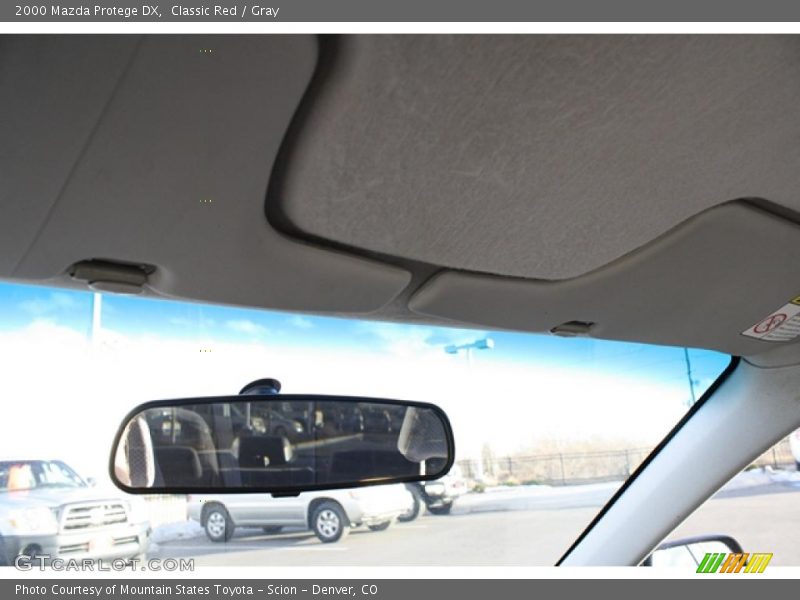 Classic Red / Gray 2000 Mazda Protege DX