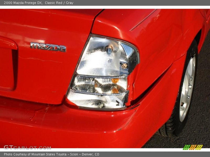 Classic Red / Gray 2000 Mazda Protege DX