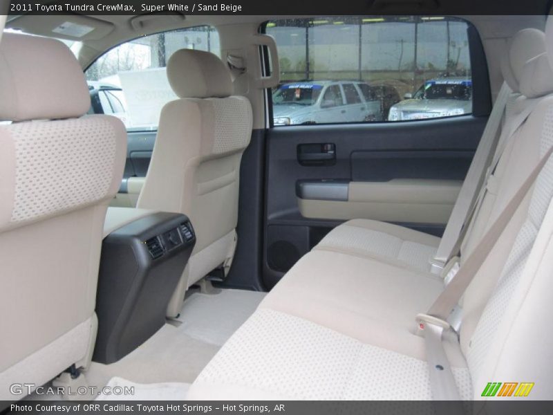 Super White / Sand Beige 2011 Toyota Tundra CrewMax