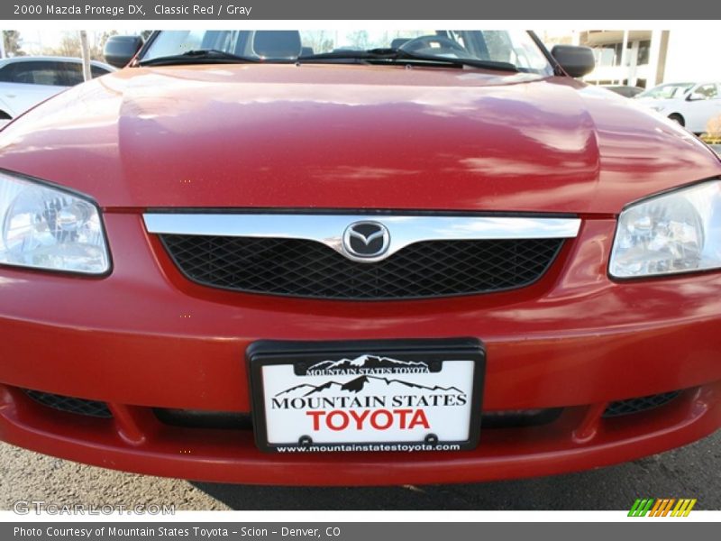 Classic Red / Gray 2000 Mazda Protege DX