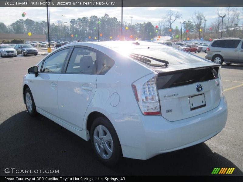 Blizzard White Pearl / Misty Gray 2011 Toyota Prius Hybrid II