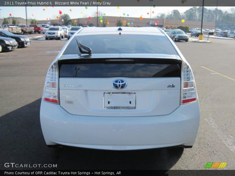 Blizzard White Pearl / Misty Gray 2011 Toyota Prius Hybrid II