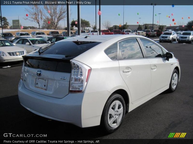 Blizzard White Pearl / Misty Gray 2011 Toyota Prius Hybrid II