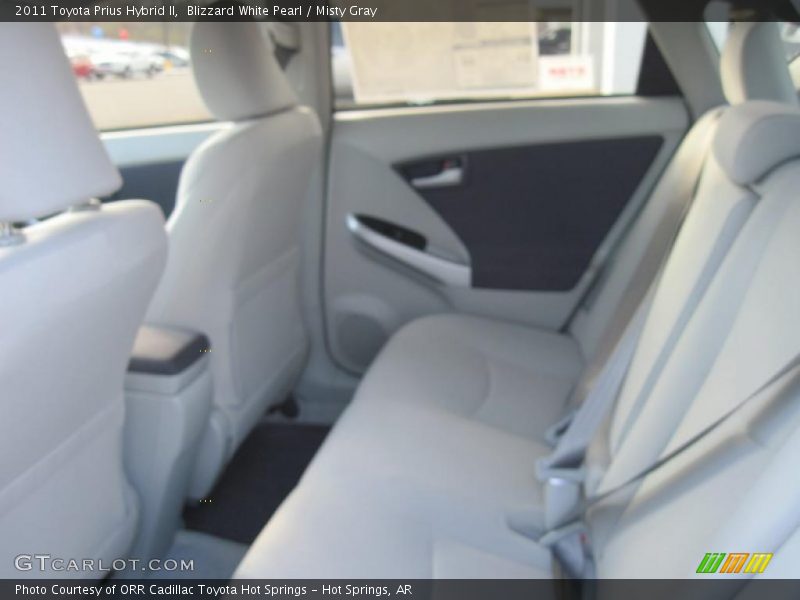 Blizzard White Pearl / Misty Gray 2011 Toyota Prius Hybrid II