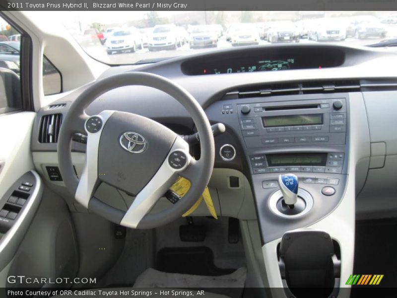  2011 Prius Hybrid II Misty Gray Interior