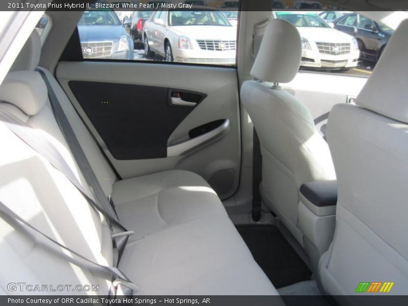  2011 Prius Hybrid II Misty Gray Interior
