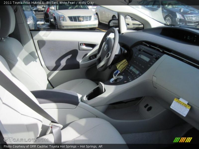  2011 Prius Hybrid II Misty Gray Interior