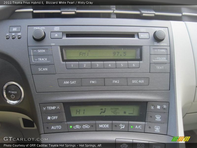 Controls of 2011 Prius Hybrid II