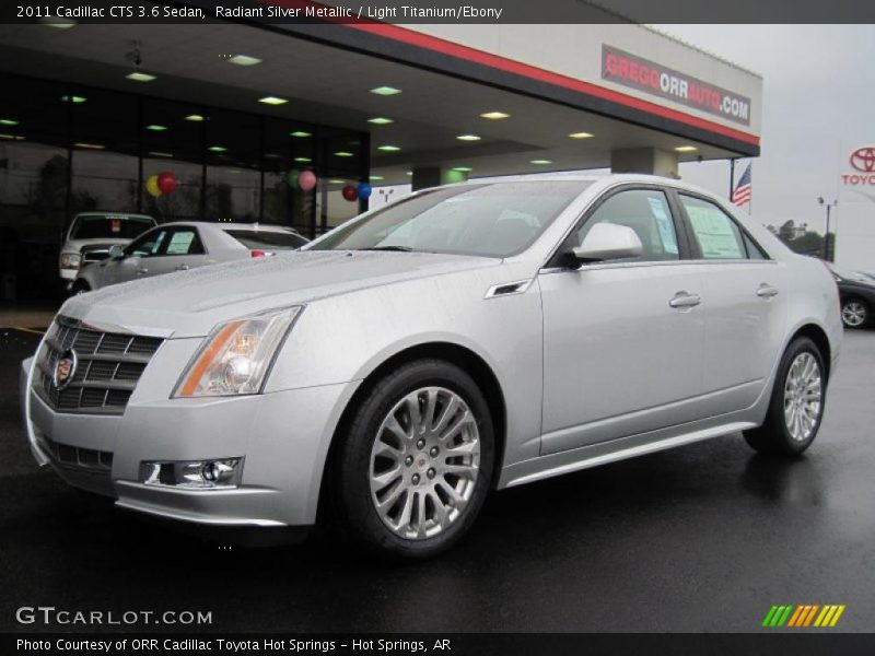 Front 3/4 View of 2011 CTS 3.6 Sedan