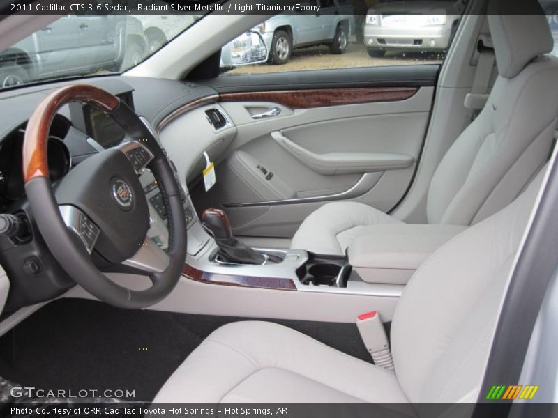  2011 CTS 3.6 Sedan Light Titanium/Ebony Interior