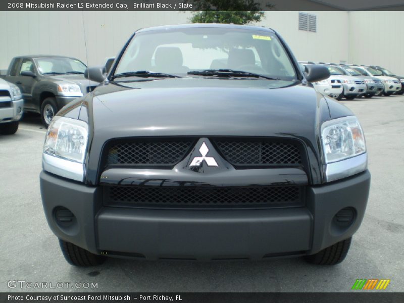 Brilliant Black / Slate 2008 Mitsubishi Raider LS Extended Cab