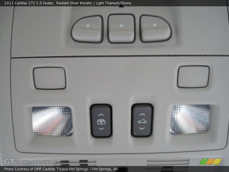 Radiant Silver Metallic / Light Titanium/Ebony 2011 Cadillac CTS 3.6 Sedan