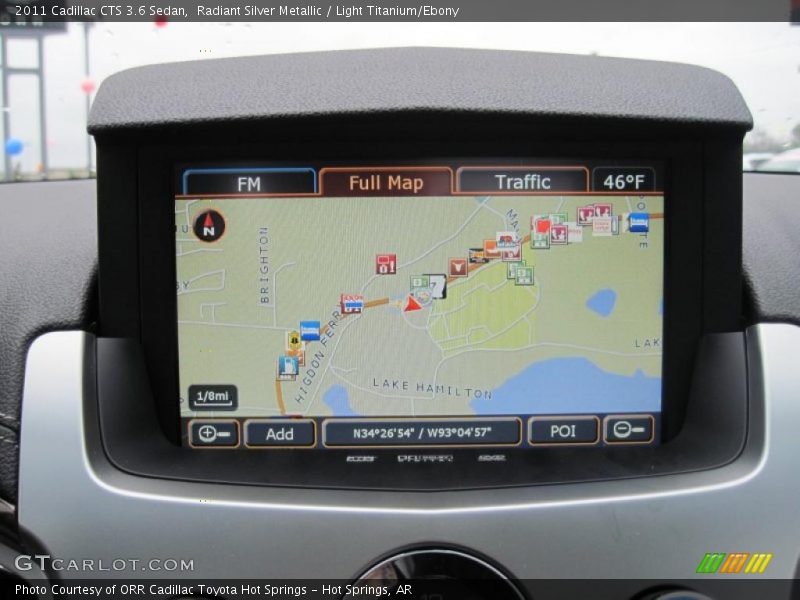 Navigation of 2011 CTS 3.6 Sedan