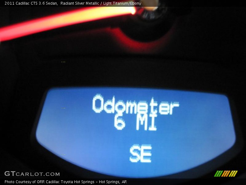 Radiant Silver Metallic / Light Titanium/Ebony 2011 Cadillac CTS 3.6 Sedan