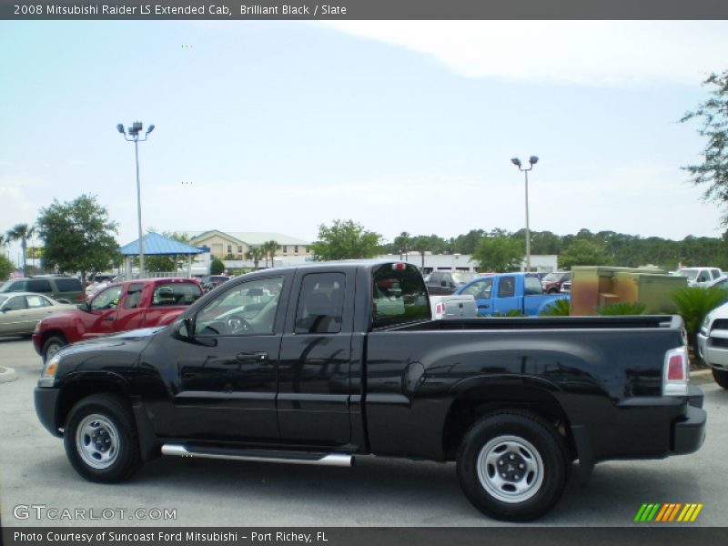 Brilliant Black / Slate 2008 Mitsubishi Raider LS Extended Cab
