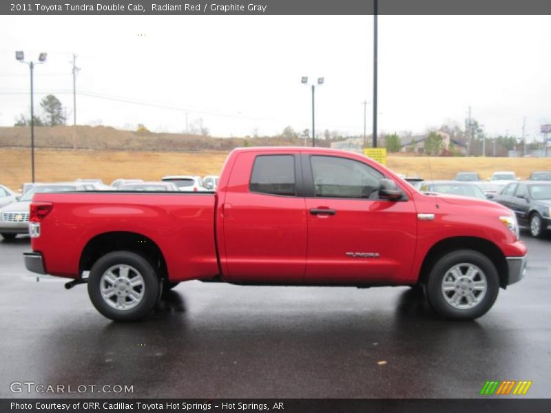 Radiant Red / Graphite Gray 2011 Toyota Tundra Double Cab