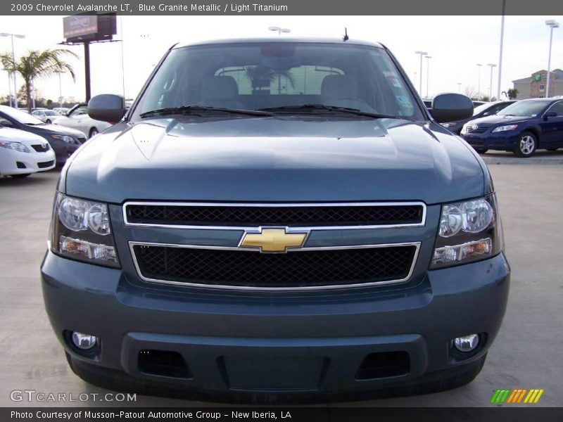 Blue Granite Metallic / Light Titanium 2009 Chevrolet Avalanche LT