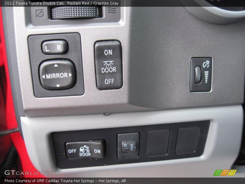 Radiant Red / Graphite Gray 2011 Toyota Tundra Double Cab