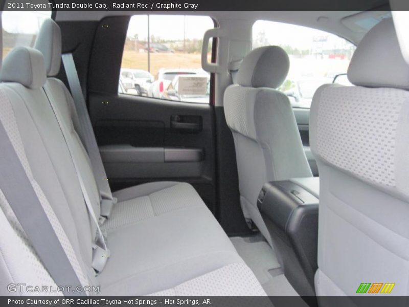 Radiant Red / Graphite Gray 2011 Toyota Tundra Double Cab