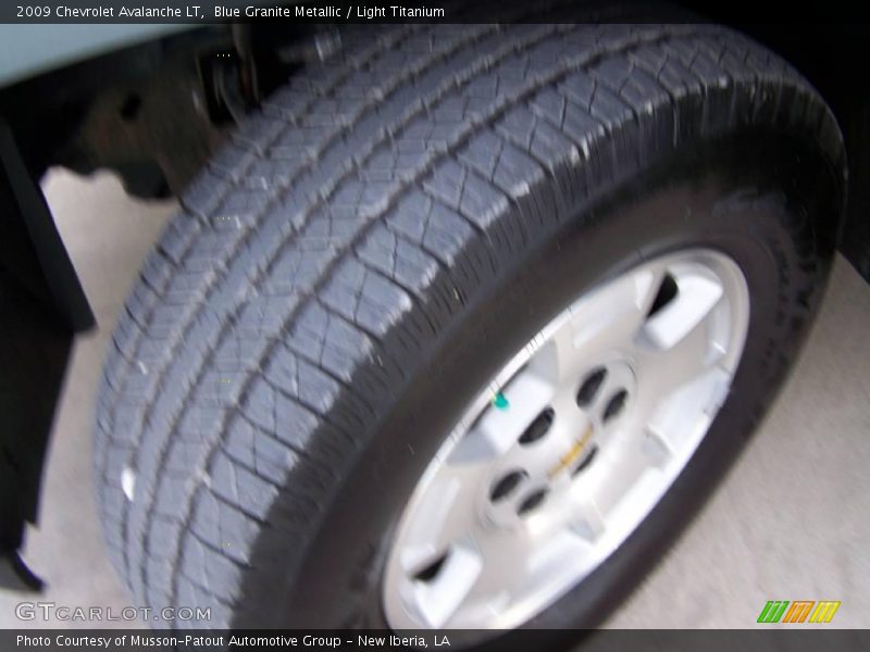 Blue Granite Metallic / Light Titanium 2009 Chevrolet Avalanche LT