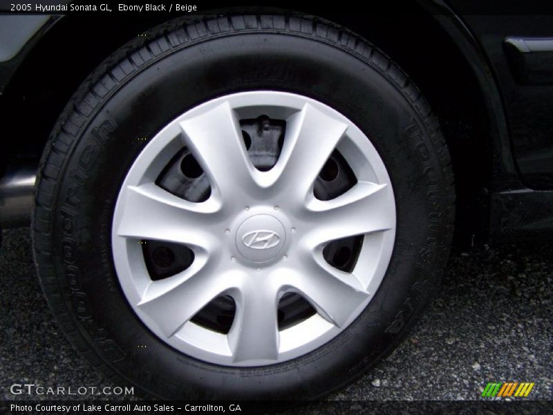 Ebony Black / Beige 2005 Hyundai Sonata GL