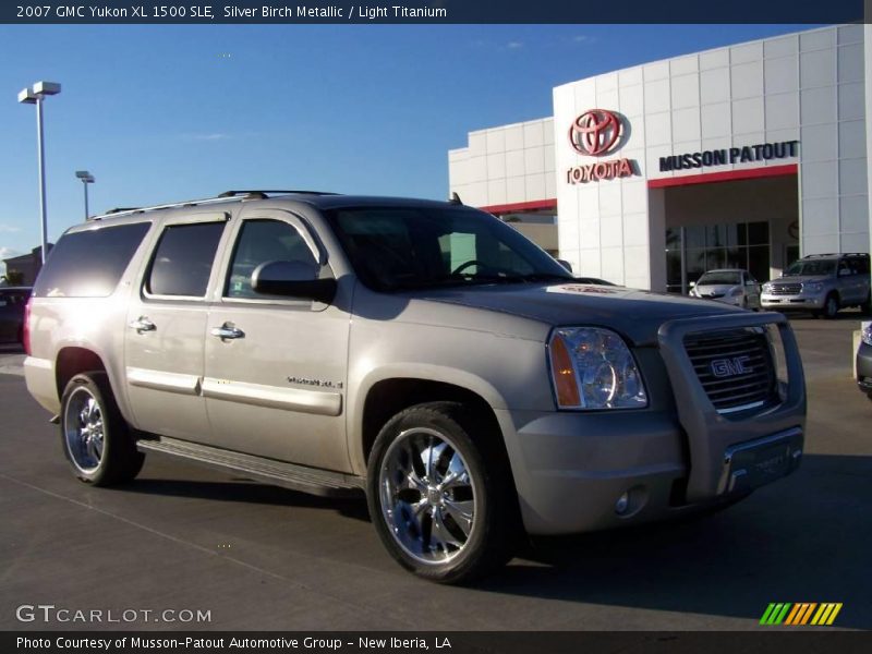 Silver Birch Metallic / Light Titanium 2007 GMC Yukon XL 1500 SLE