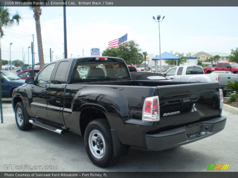 Brilliant Black / Slate 2008 Mitsubishi Raider LS Extended Cab