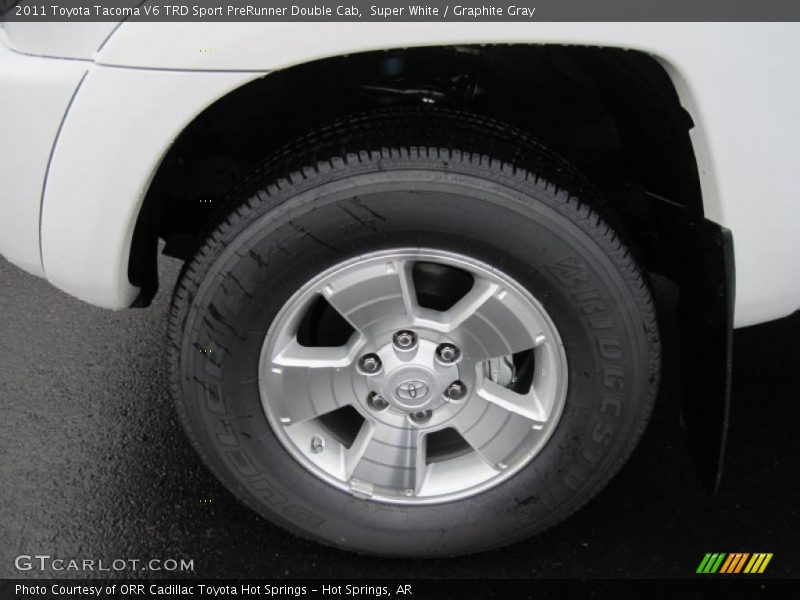 Super White / Graphite Gray 2011 Toyota Tacoma V6 TRD Sport PreRunner Double Cab