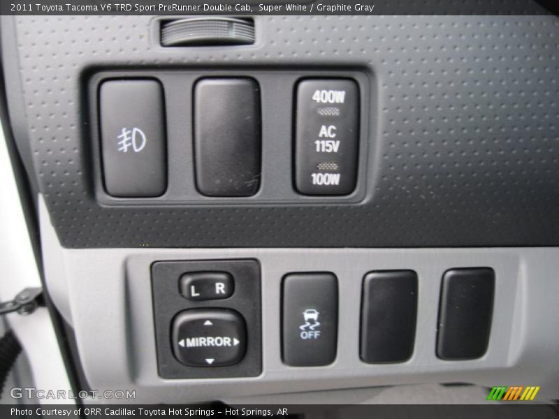 Super White / Graphite Gray 2011 Toyota Tacoma V6 TRD Sport PreRunner Double Cab