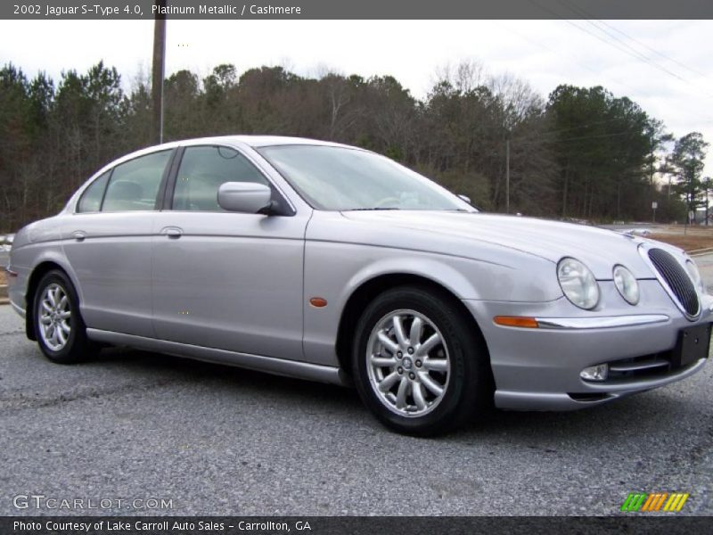Platinum Metallic / Cashmere 2002 Jaguar S-Type 4.0