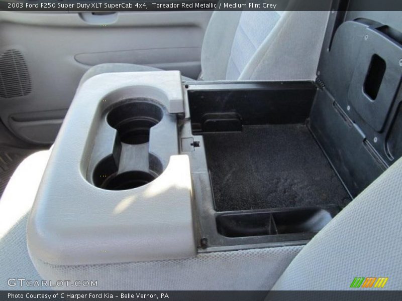 Toreador Red Metallic / Medium Flint Grey 2003 Ford F250 Super Duty XLT SuperCab 4x4