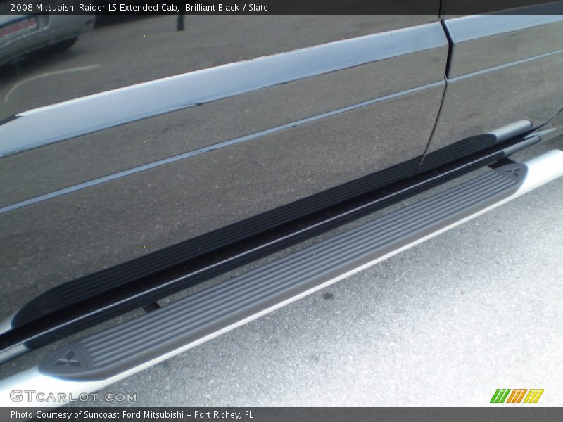 Brilliant Black / Slate 2008 Mitsubishi Raider LS Extended Cab