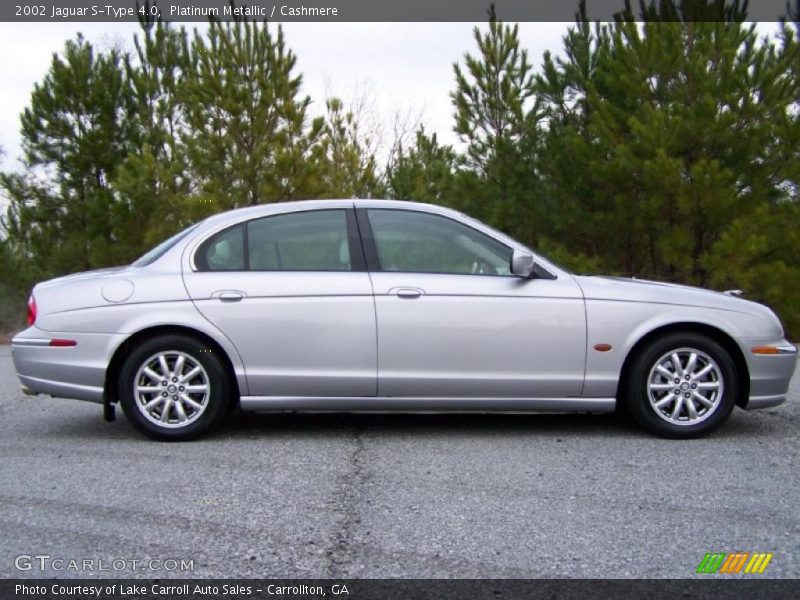 Platinum Metallic / Cashmere 2002 Jaguar S-Type 4.0