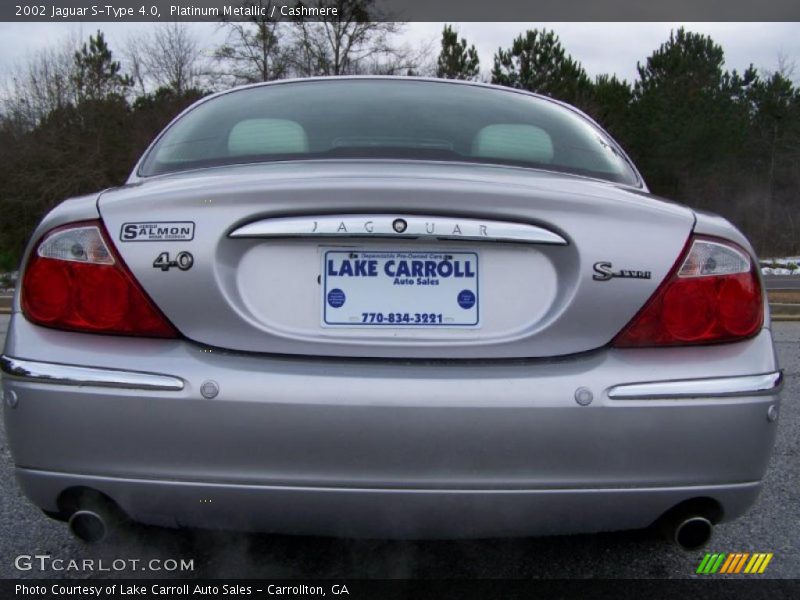 Platinum Metallic / Cashmere 2002 Jaguar S-Type 4.0