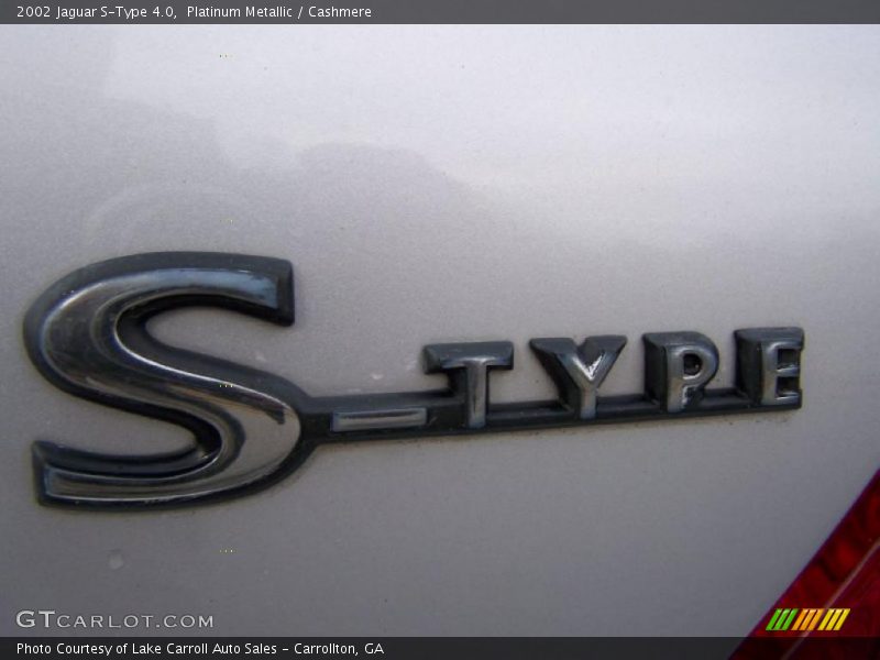 Platinum Metallic / Cashmere 2002 Jaguar S-Type 4.0