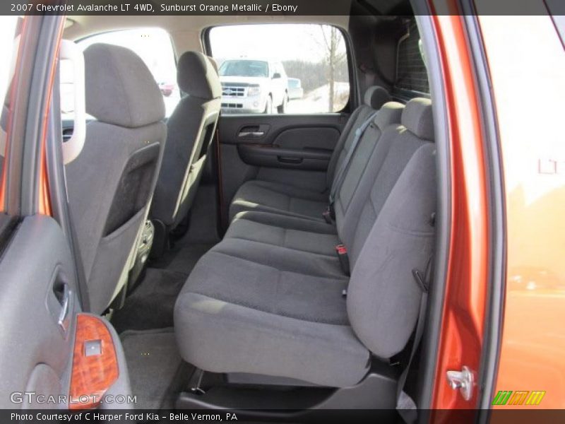 Sunburst Orange Metallic / Ebony 2007 Chevrolet Avalanche LT 4WD