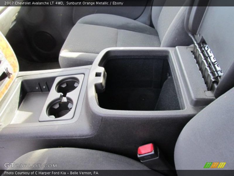 Sunburst Orange Metallic / Ebony 2007 Chevrolet Avalanche LT 4WD