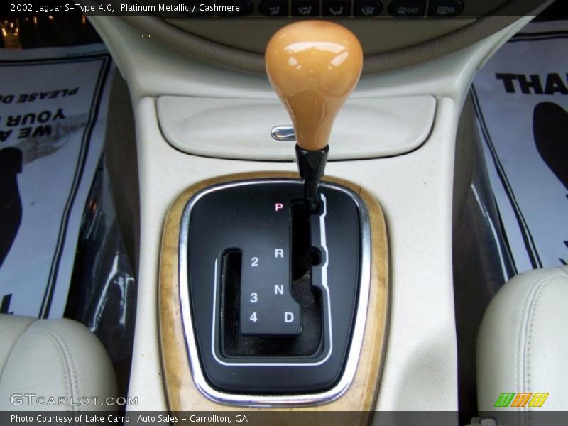  2002 S-Type 4.0 5 Speed Automatic Shifter