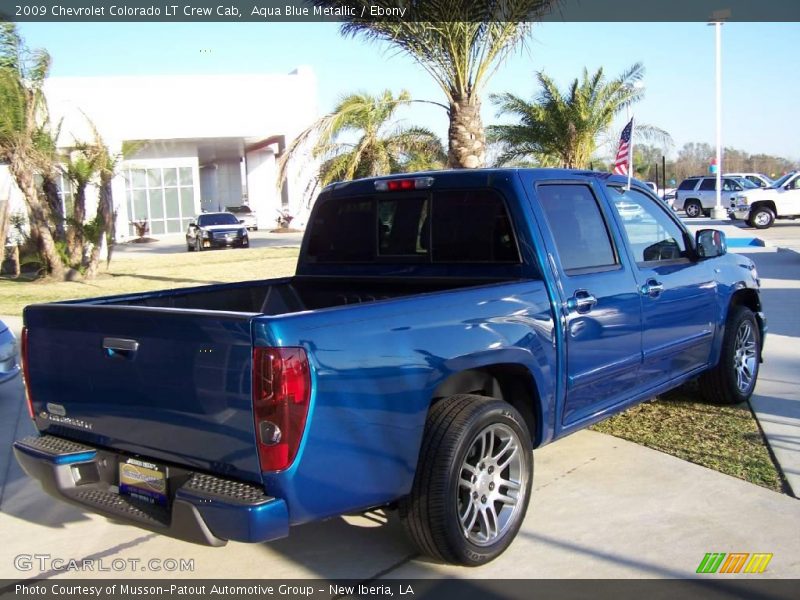 Aqua Blue Metallic / Ebony 2009 Chevrolet Colorado LT Crew Cab