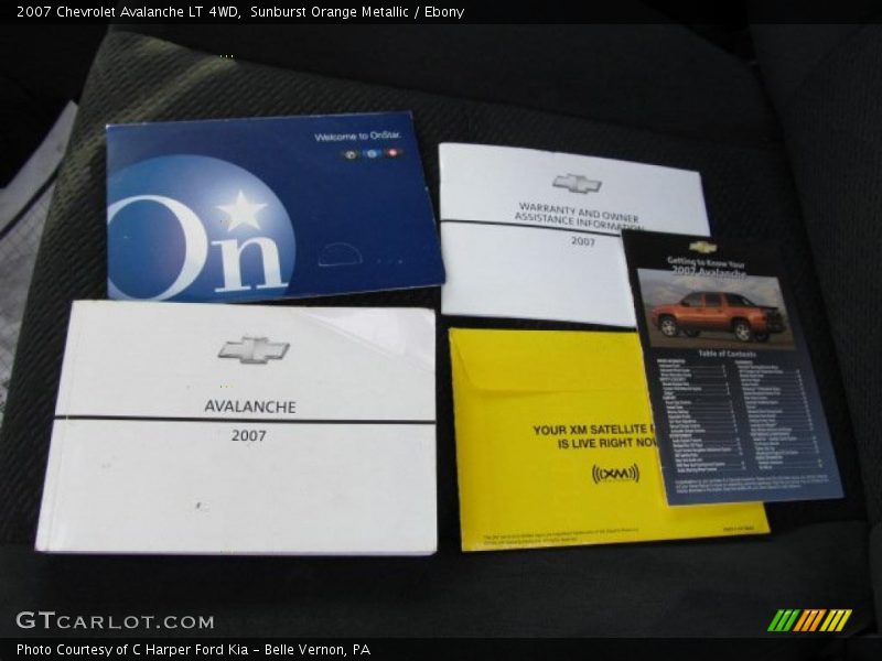 Sunburst Orange Metallic / Ebony 2007 Chevrolet Avalanche LT 4WD