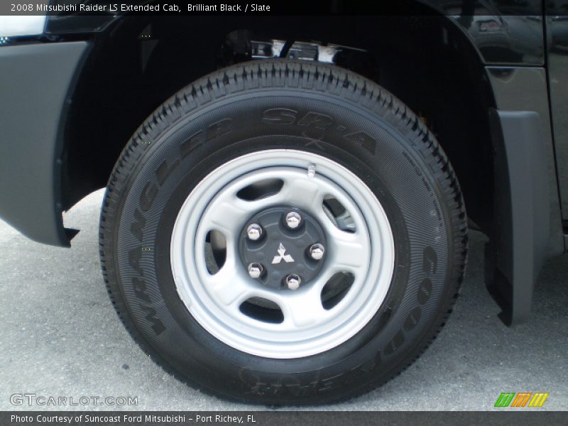 Brilliant Black / Slate 2008 Mitsubishi Raider LS Extended Cab
