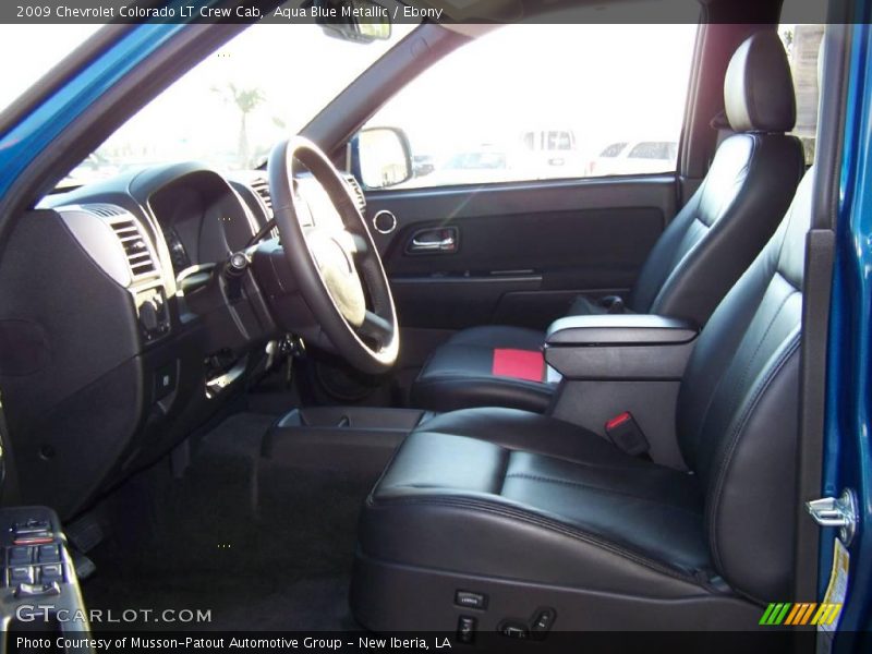 Aqua Blue Metallic / Ebony 2009 Chevrolet Colorado LT Crew Cab