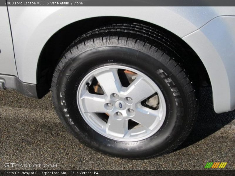Silver Metallic / Stone 2008 Ford Escape XLT