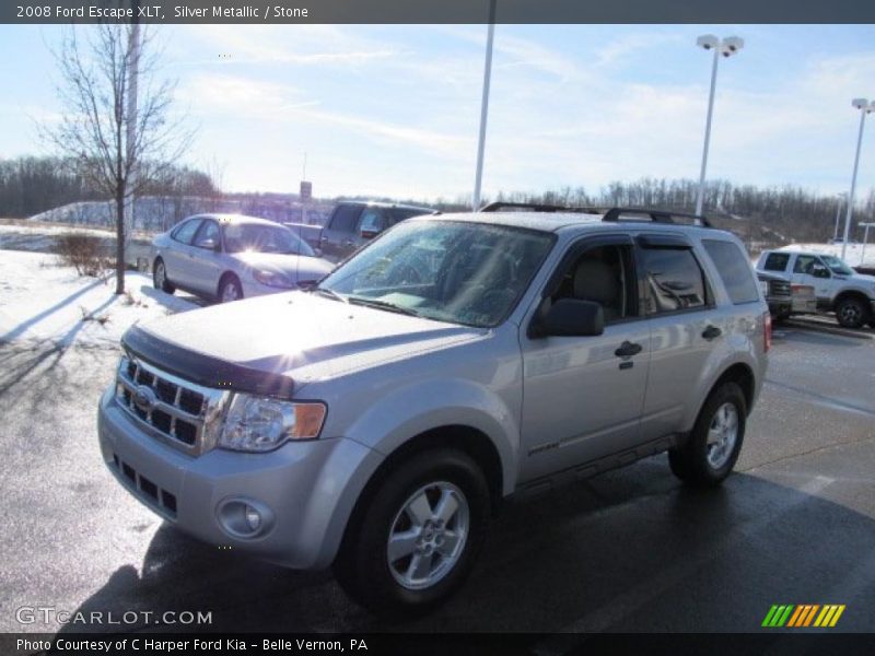 Silver Metallic / Stone 2008 Ford Escape XLT