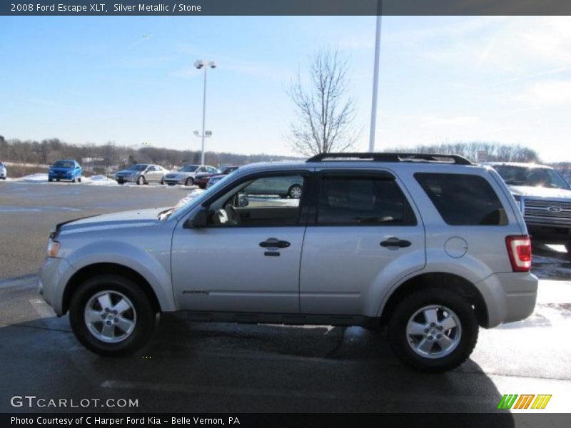 Silver Metallic / Stone 2008 Ford Escape XLT