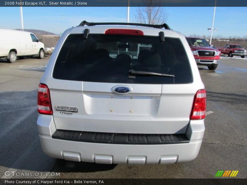 Silver Metallic / Stone 2008 Ford Escape XLT