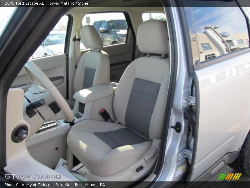 Silver Metallic / Stone 2008 Ford Escape XLT